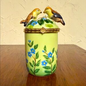Bombay Ceramic Trinket Box With Candle